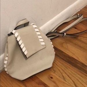 French Connection mini leather backpack